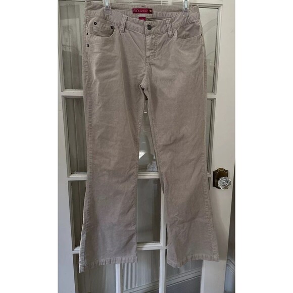 So Pants - Corduroy Pants Flare Juniors 11 Beige Stretch